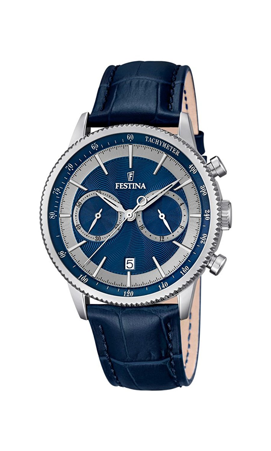 Festina Watches : F16893/6 Blue Dial Stopwatch 24 Hour Display Men Watch