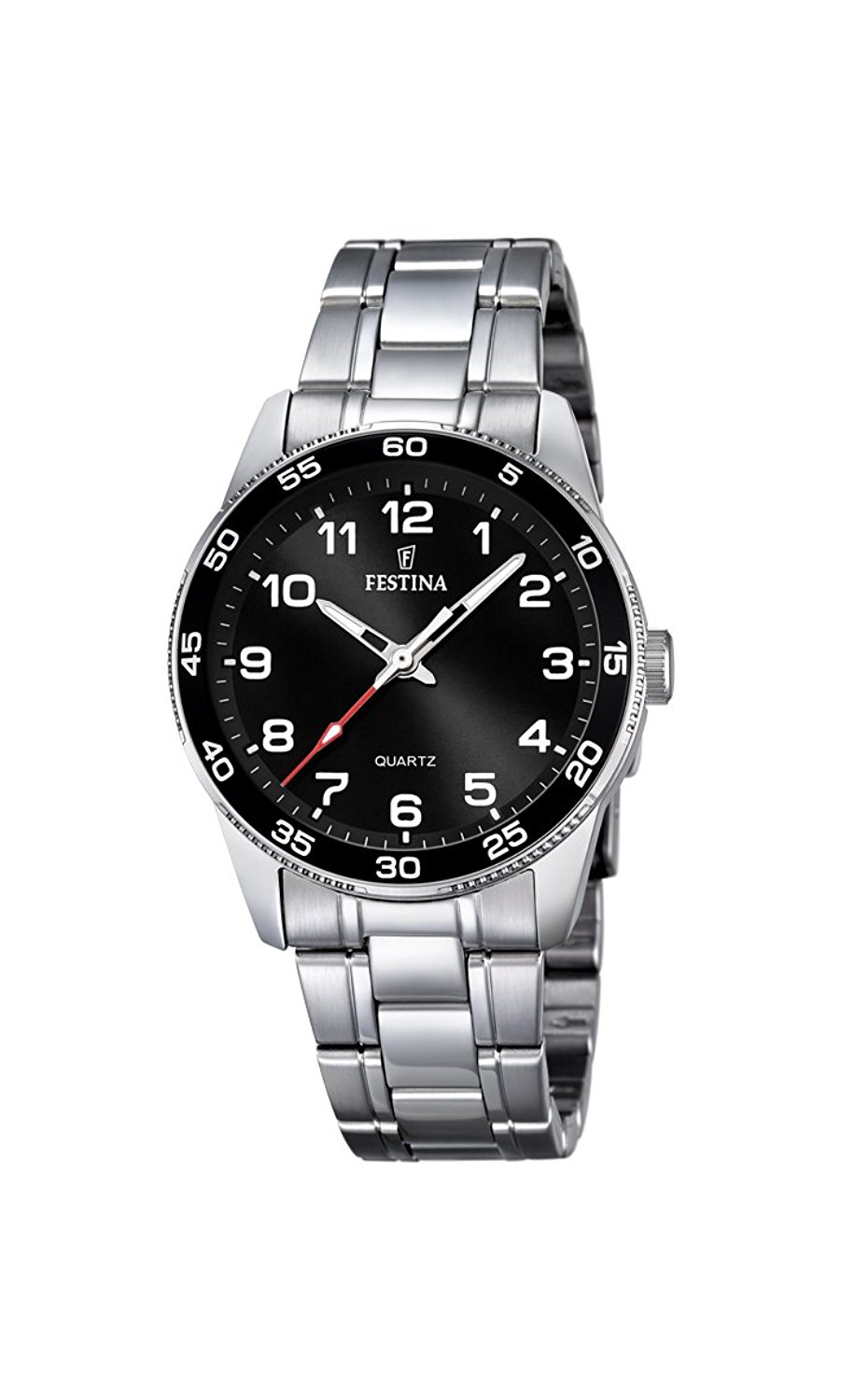 Festina Watches : F16905/4 Black Dial Luminous Hands Men Watch