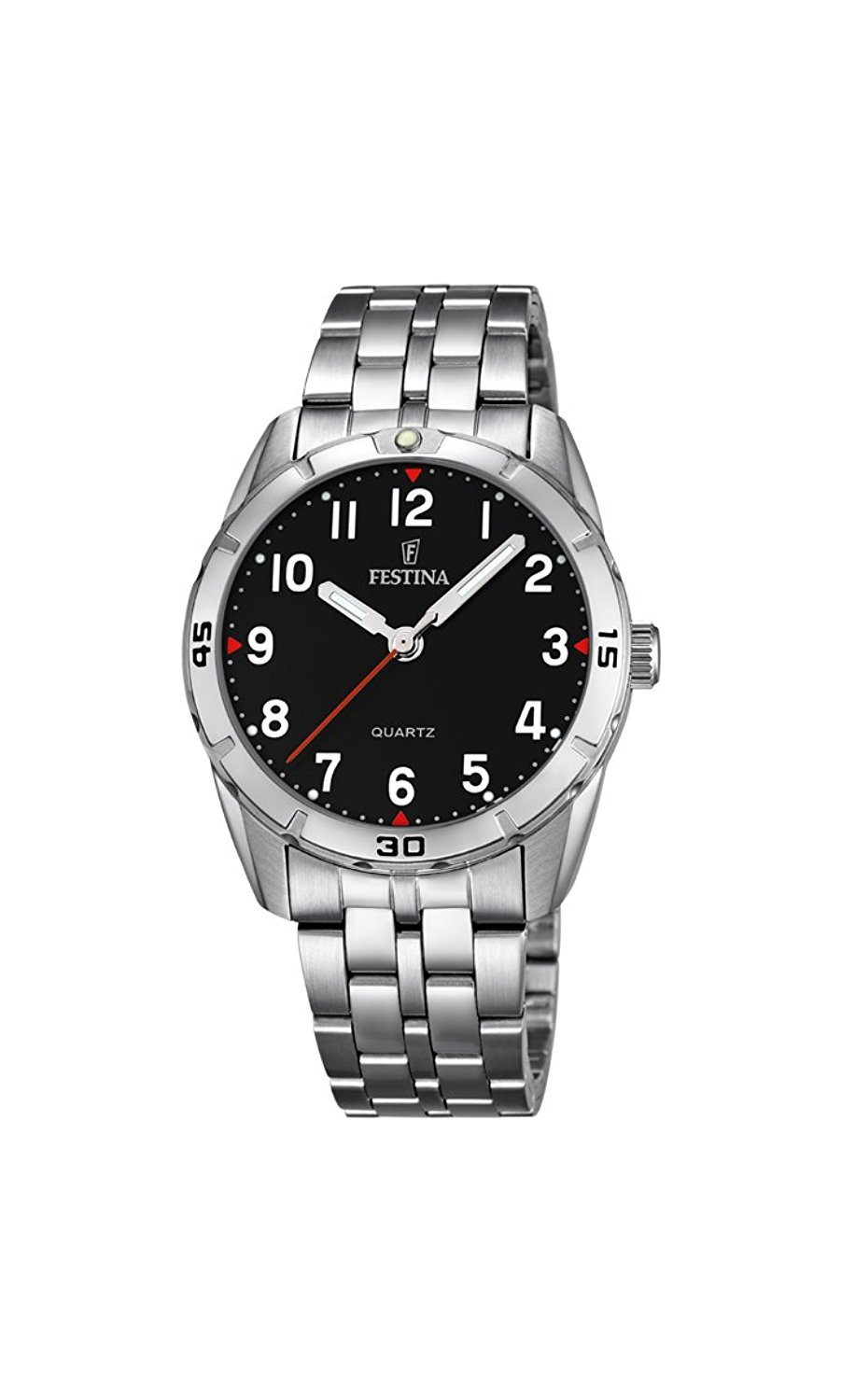 Festina Watches : F16907/3 Black Dial Luminous Hands Men Watch