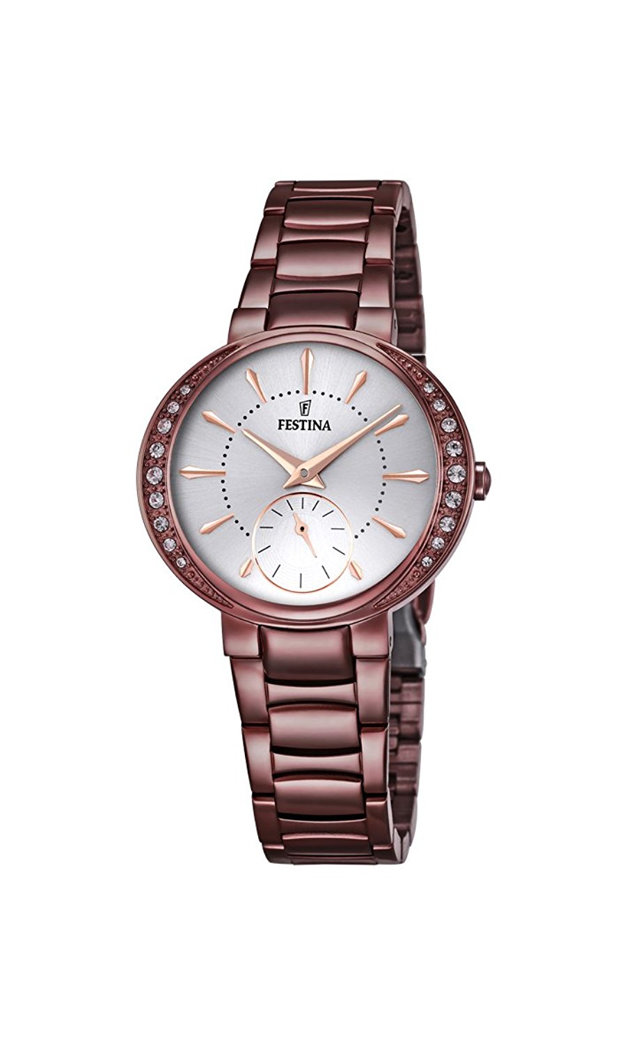 Festina Watches : F16912/1 Silver Dial Stainless Steel Plated Women Watch
