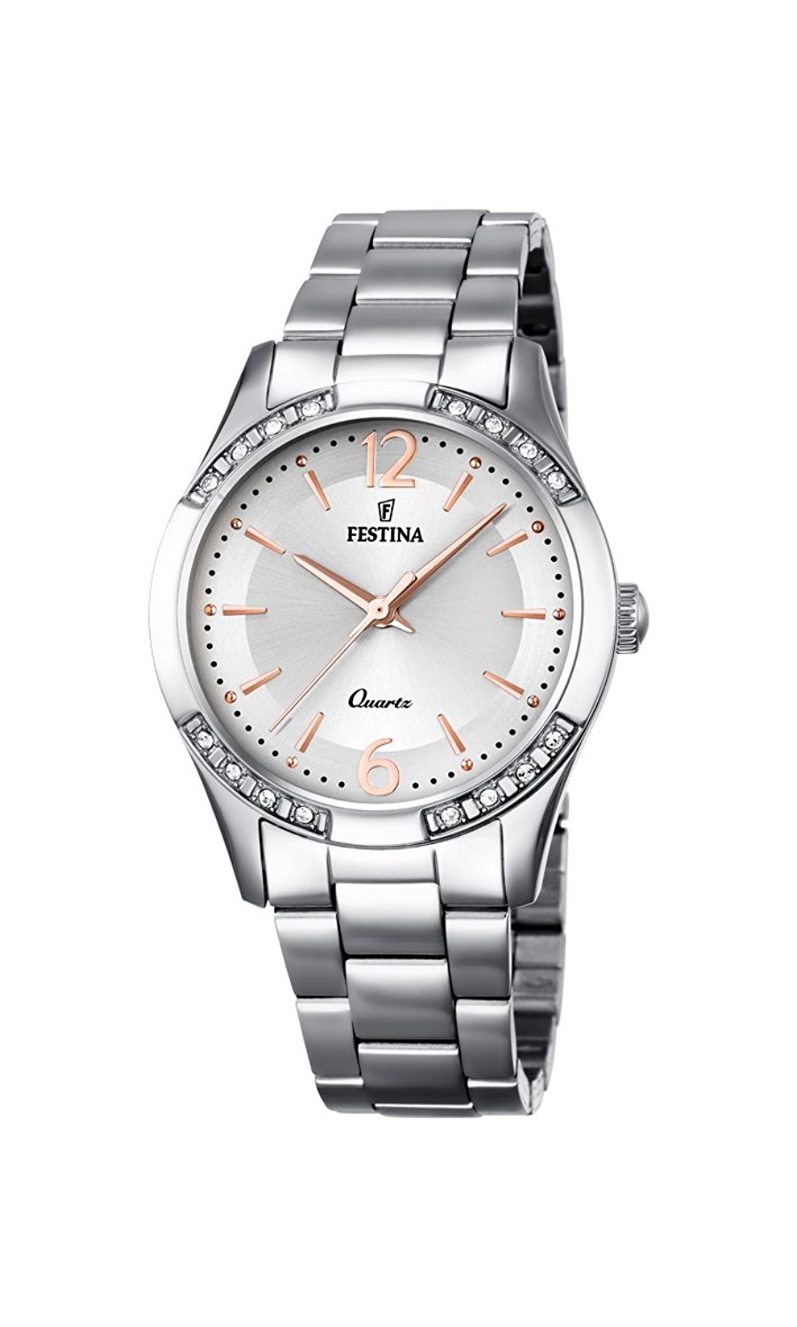 Festina Watches : F16913/1 Silver Dial Stainless Steel Women Watch