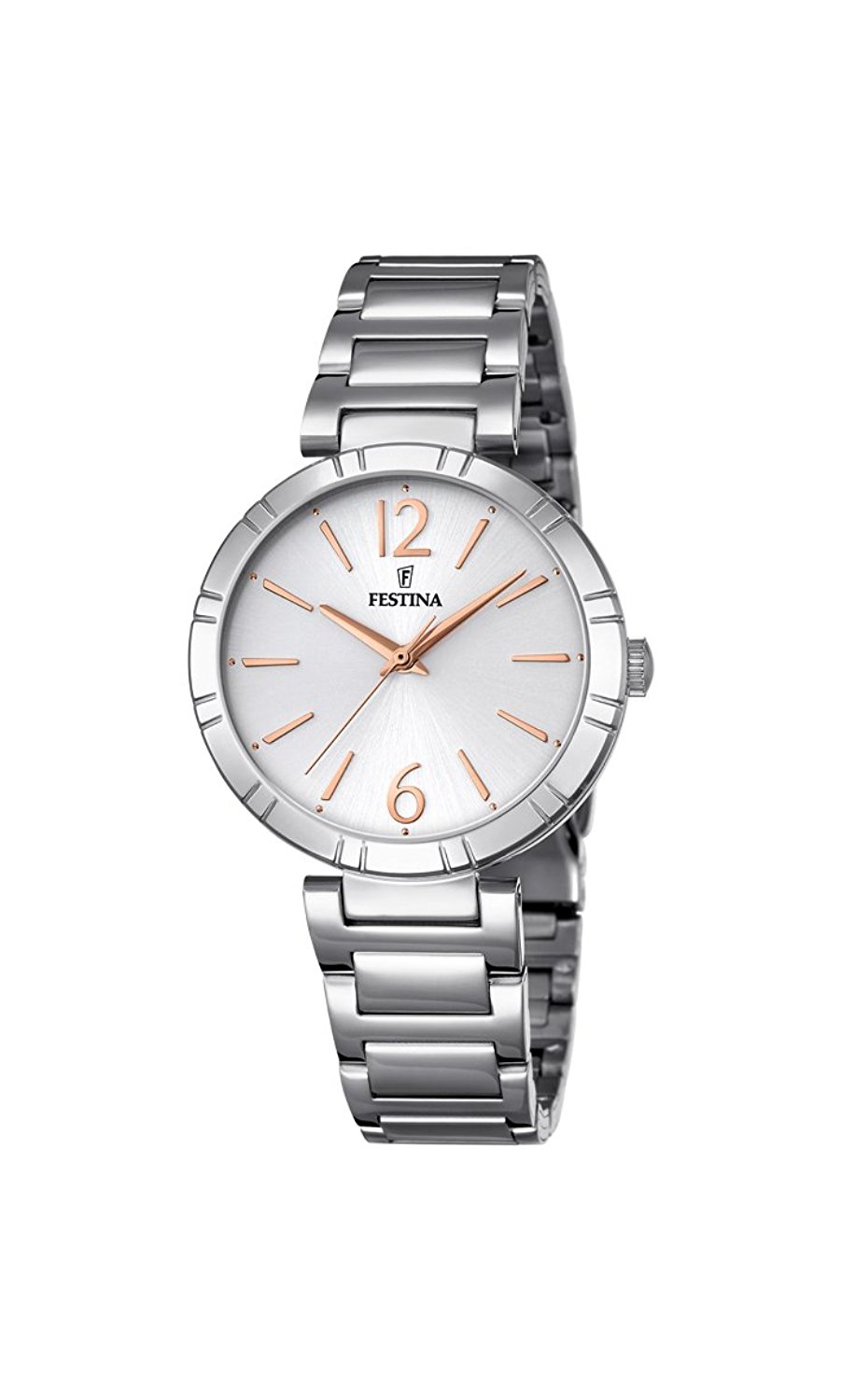 Festina Watches : F16936/1 Silver Dial Stainless Steel Women Watch