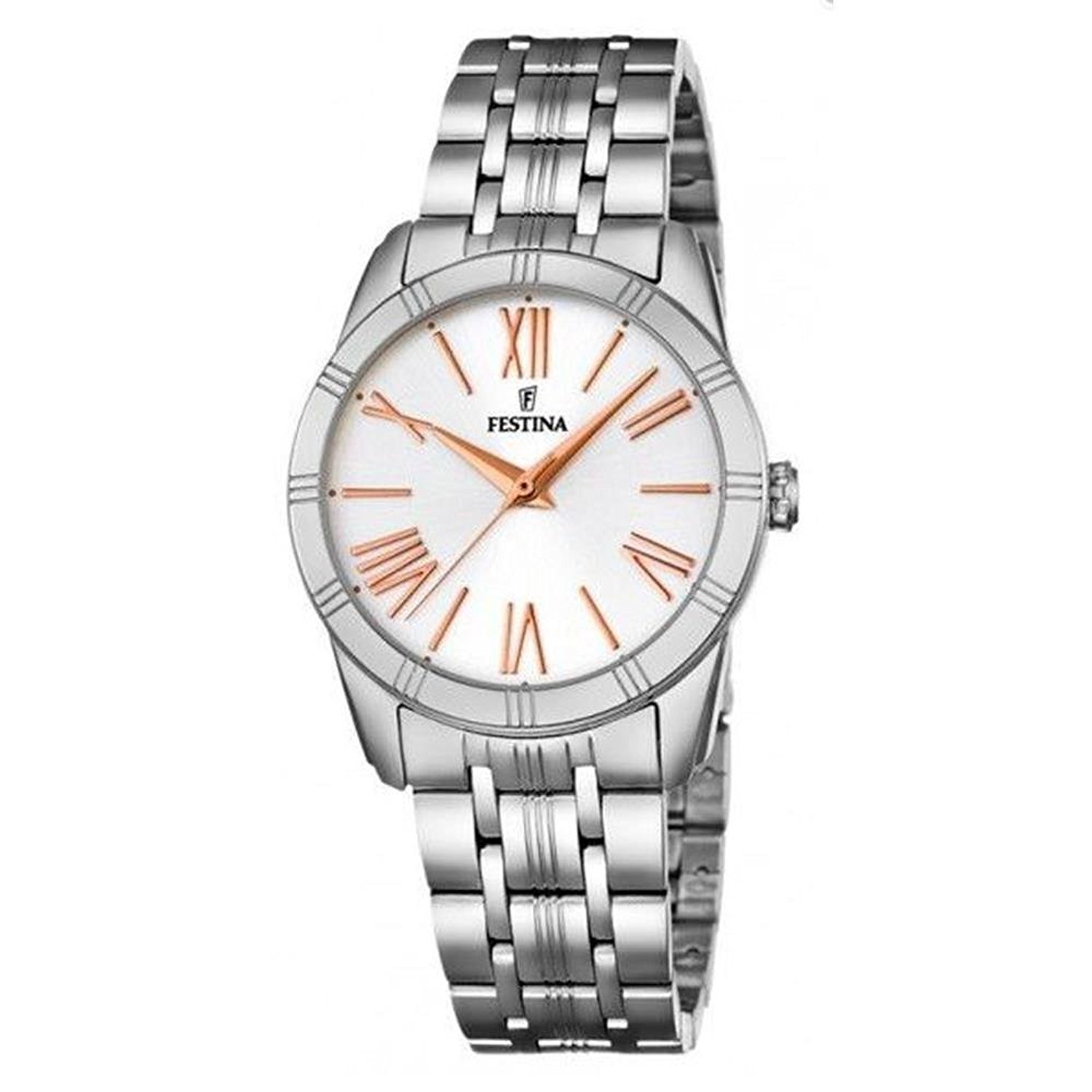 Festina Watches : F16940/2 Silver Dial Stainless Steel Women Watch