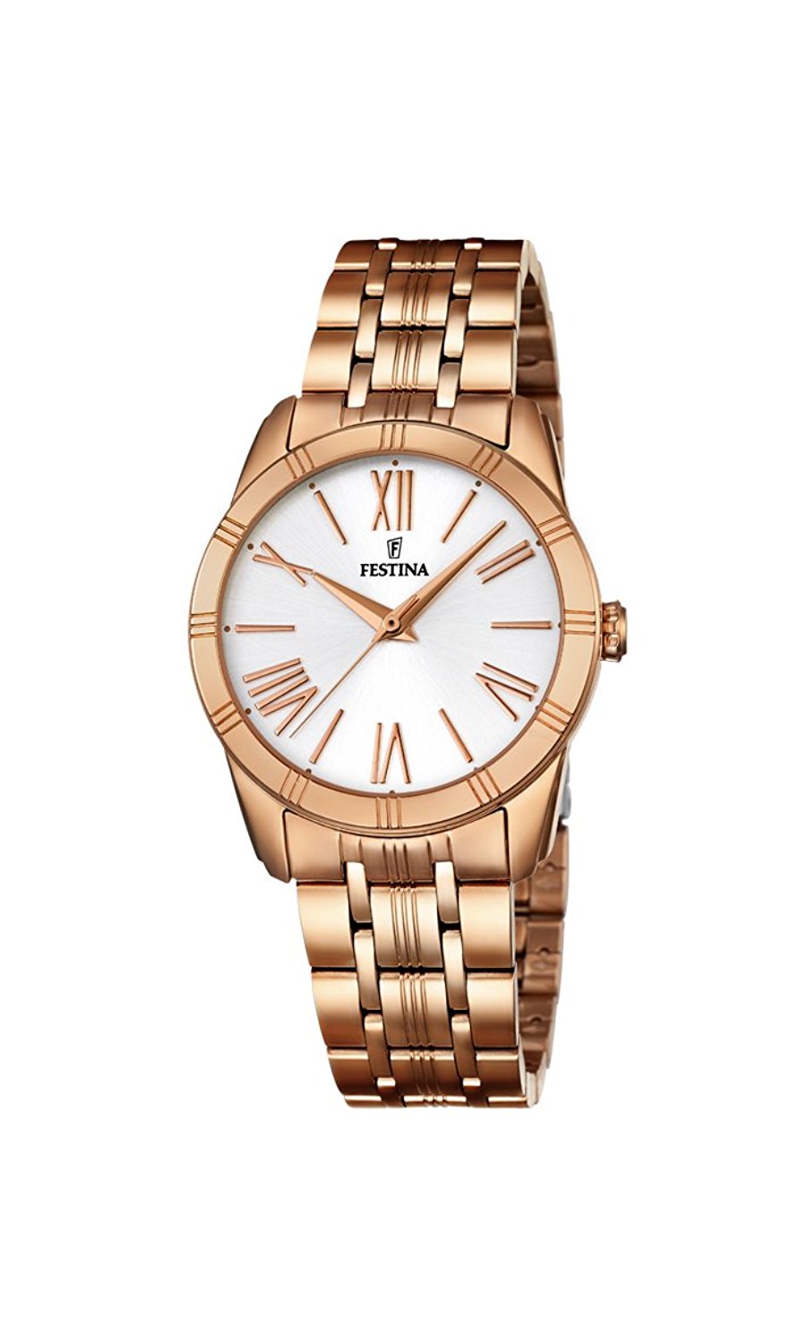 Festina Watches : F16943/1 Silver Dial Stainless Steel Plated Women Watch