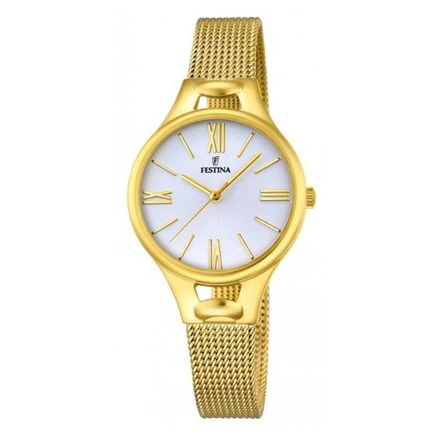 Festina Watches : F16951/1 Silver Dial Stainless Steel Plated Women Watch