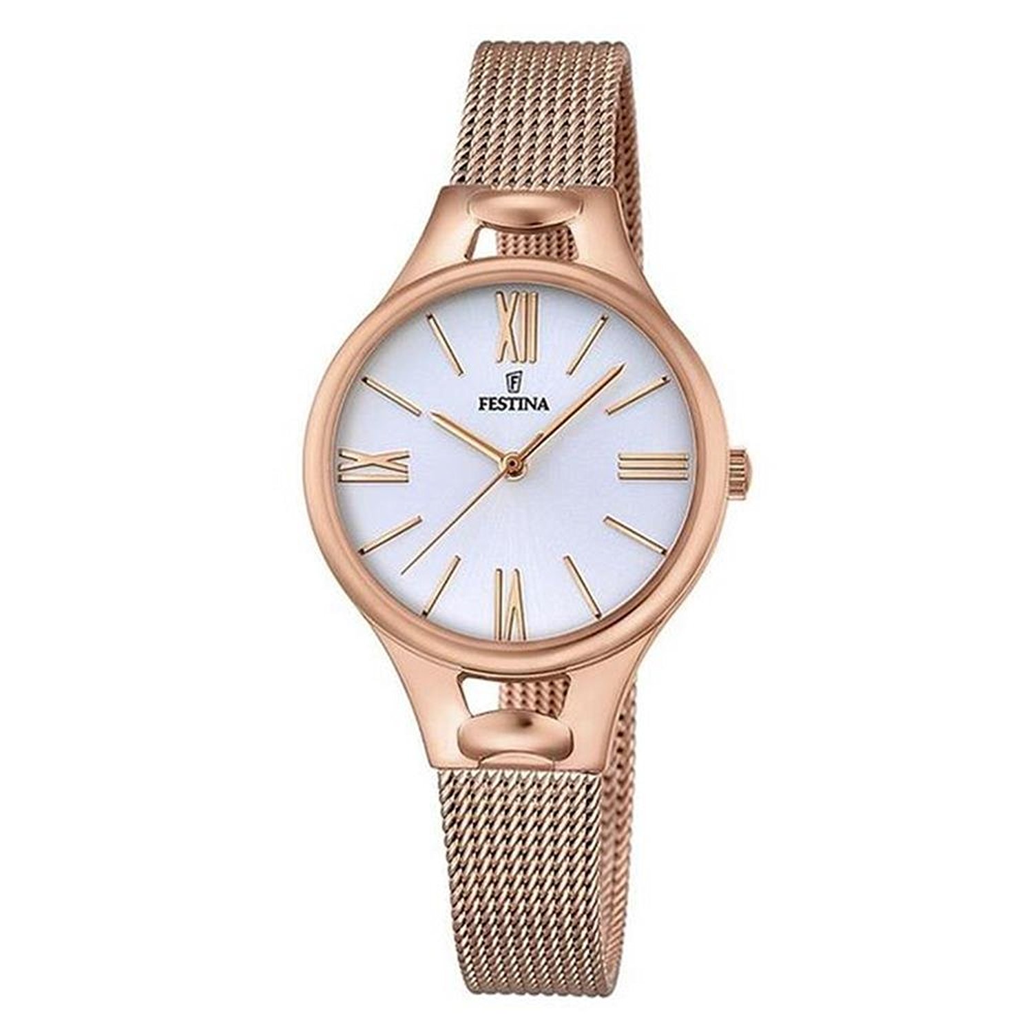 Festina Watches : F16952/1 Silver Dial Stainless Steel Plated Women Watch