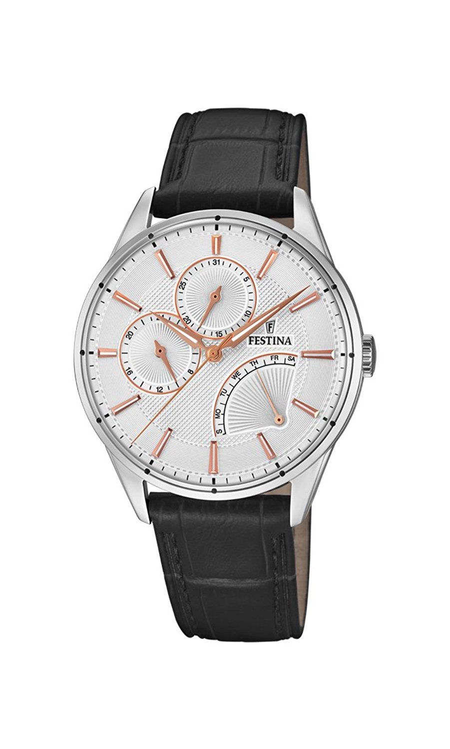 Festina Watches : F16974/1 Silver Dial Stainless Steel Men Watch