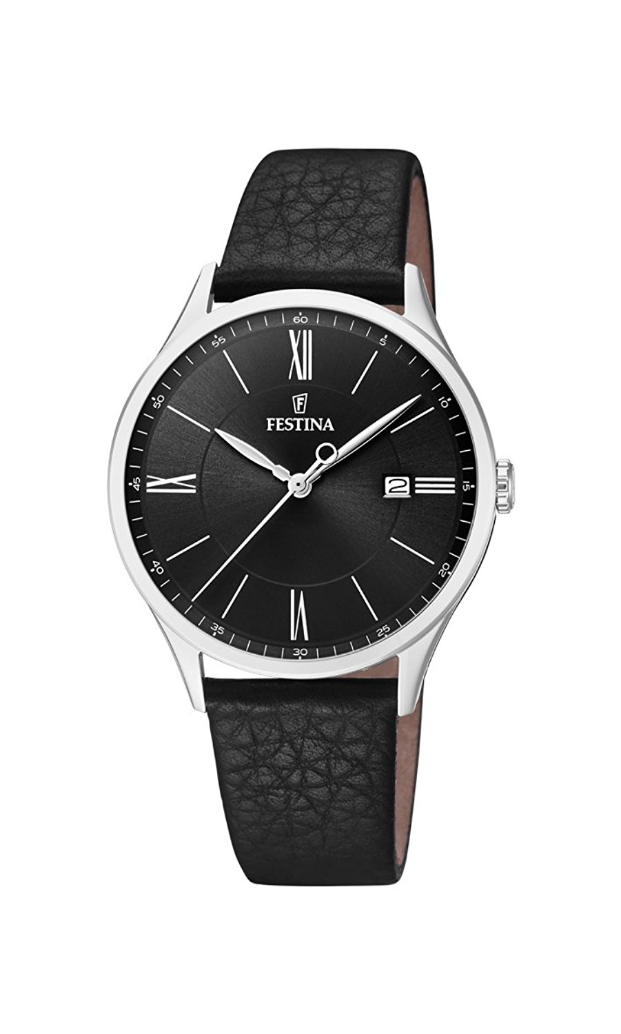 Festina Watches : F16978/4 Black Dial Stainless Steel Men Watch
