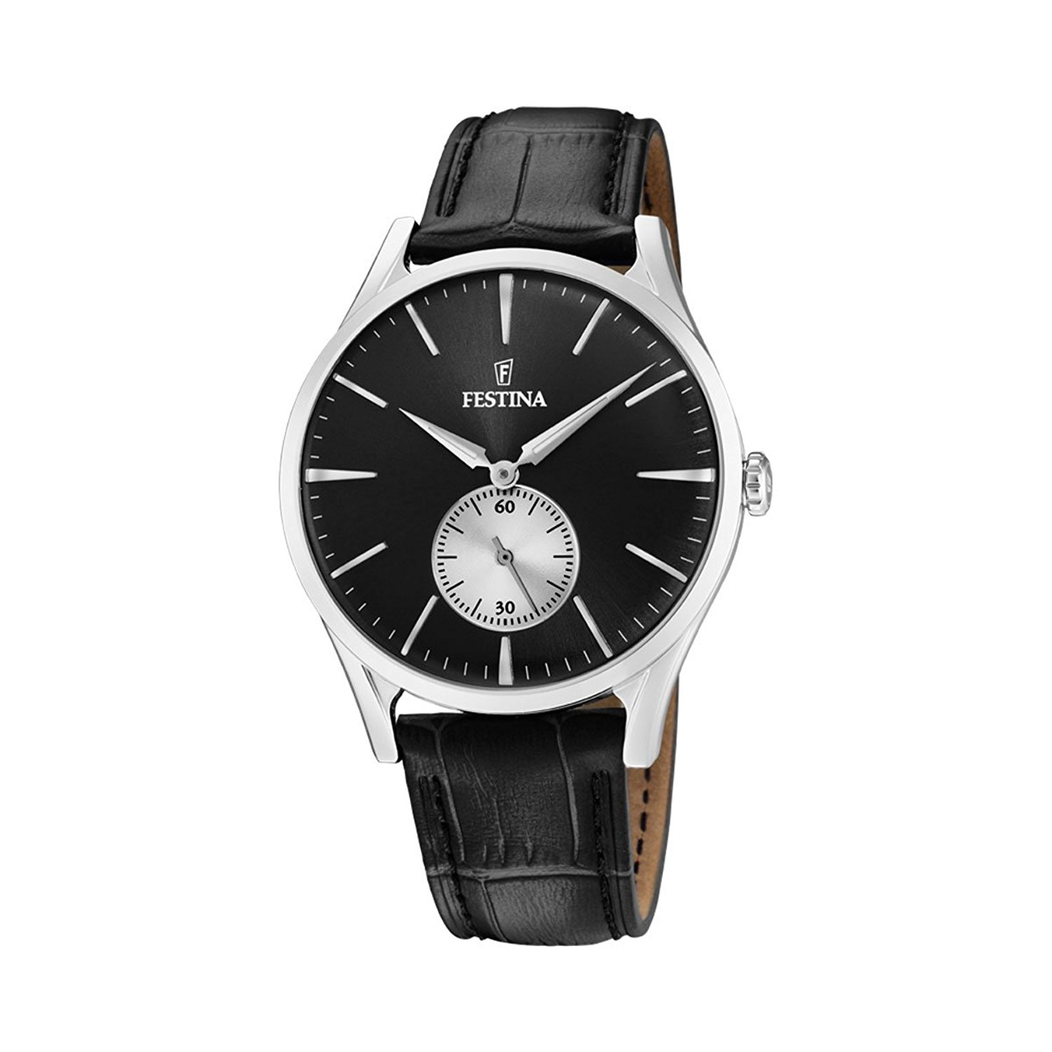 Festina Watches : F16979/4 Quartz Analog Black Leather Men Watch