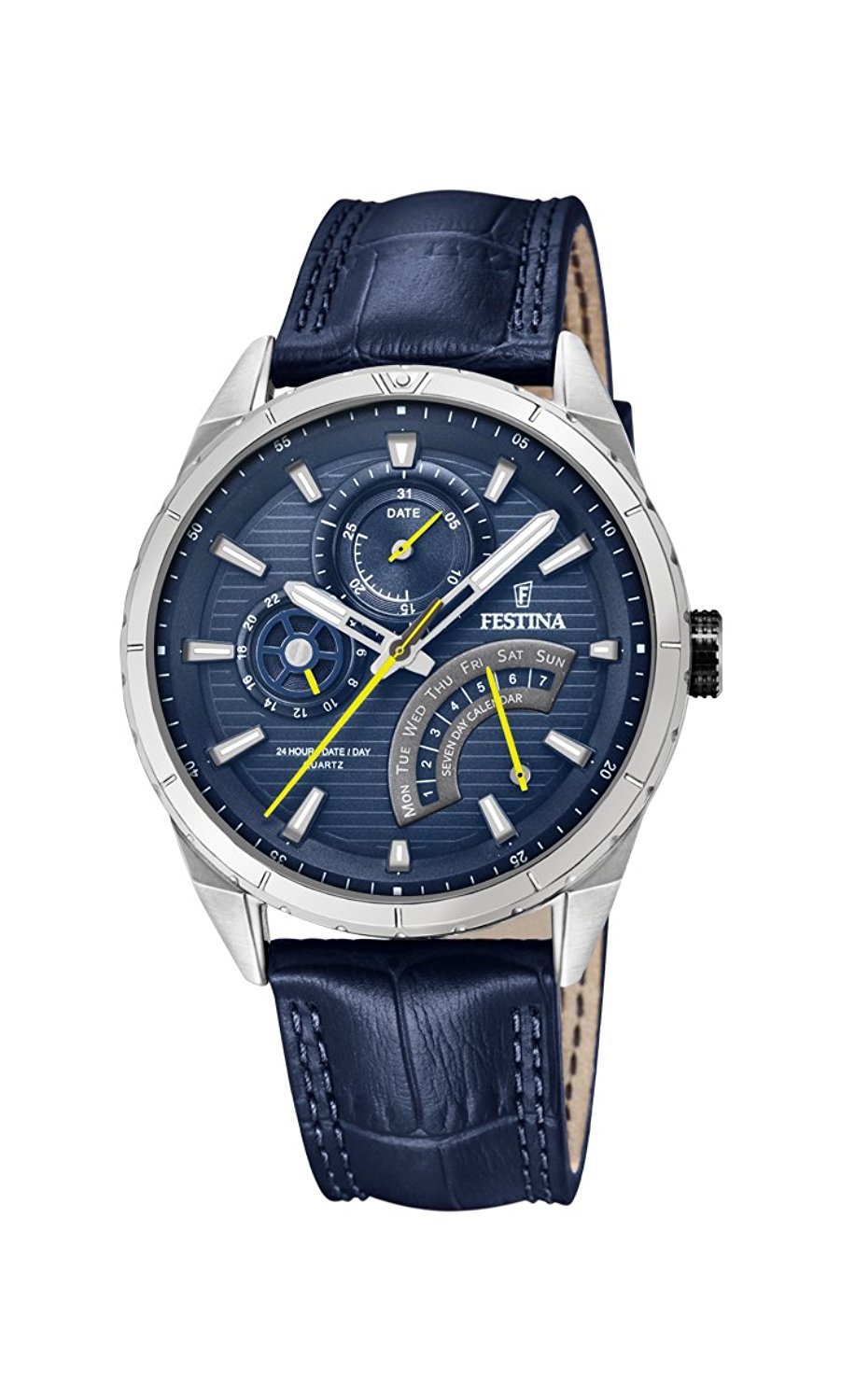 Festina Watches : F16986/2 Blue Dial Stainless Steel Men Watch