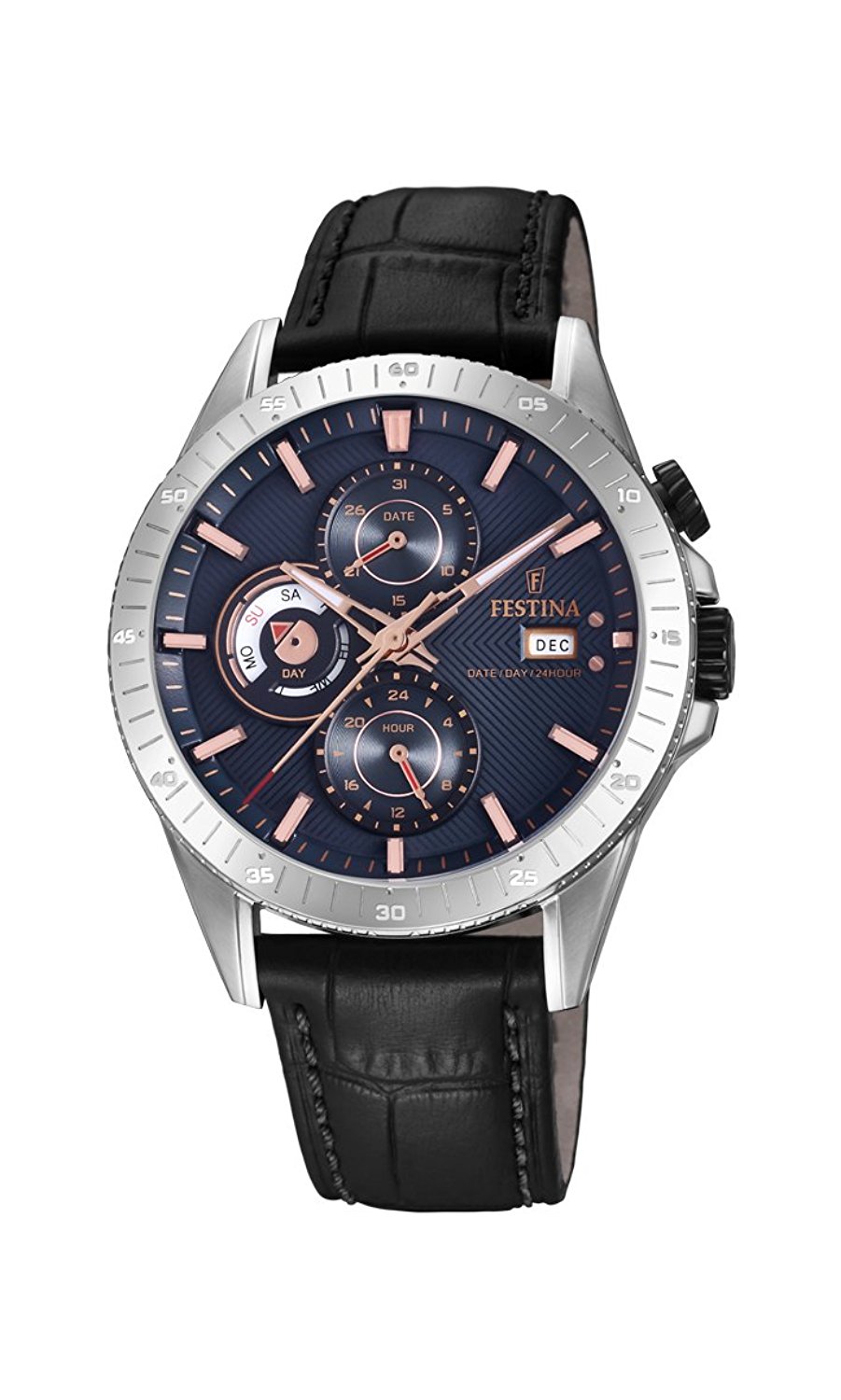 Festina Watches : F16990/2 Blue Dial Stainless Steel Men Watch