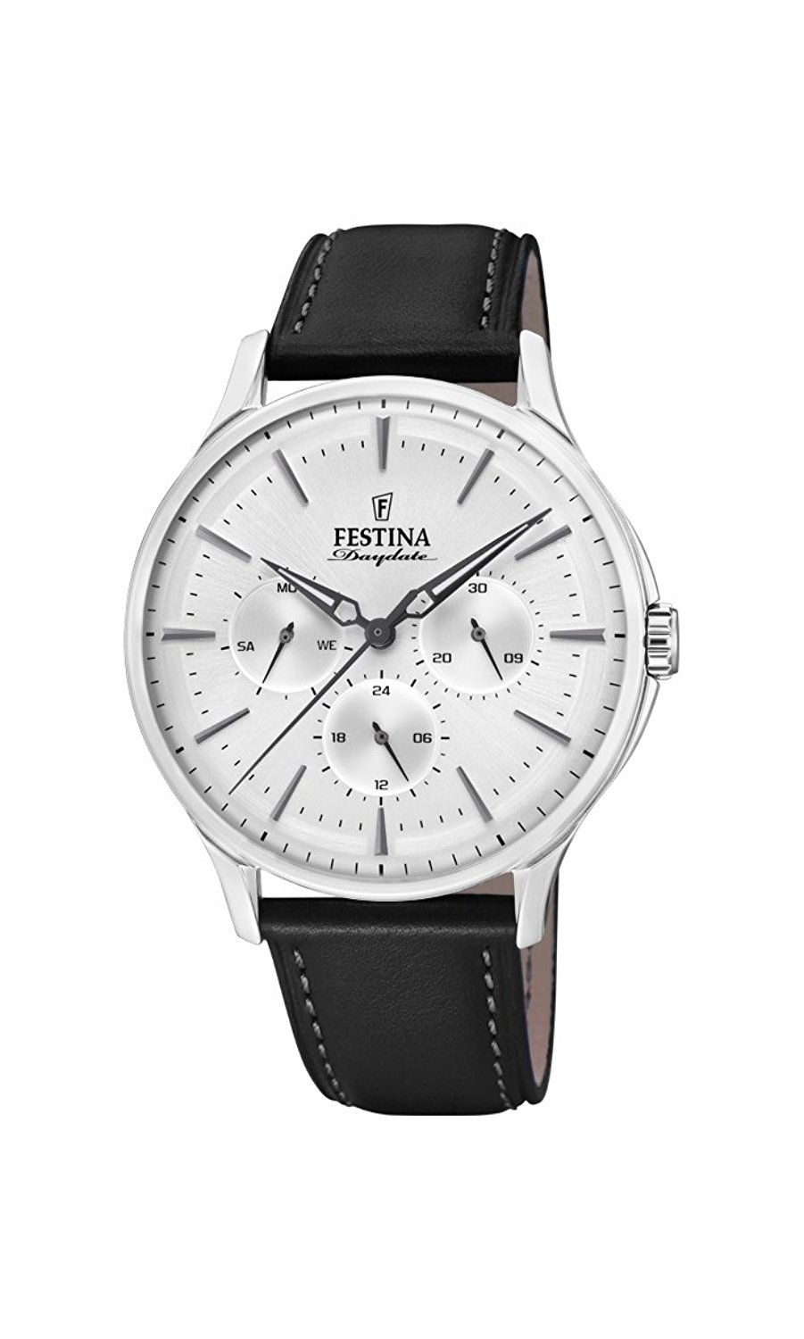 Festina Watches : F16991/2 Silver Dial Stainless Steel Men Watch
