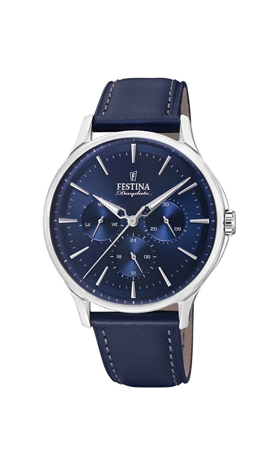 Festina Watches : F16991/3 Blue Dial Stainless Steel Men Watch