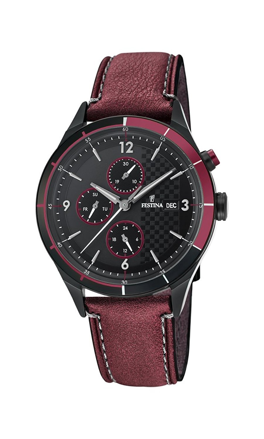 Festina Watches : F16994/3 Black Dial Stainless Steel Plated Men Watch