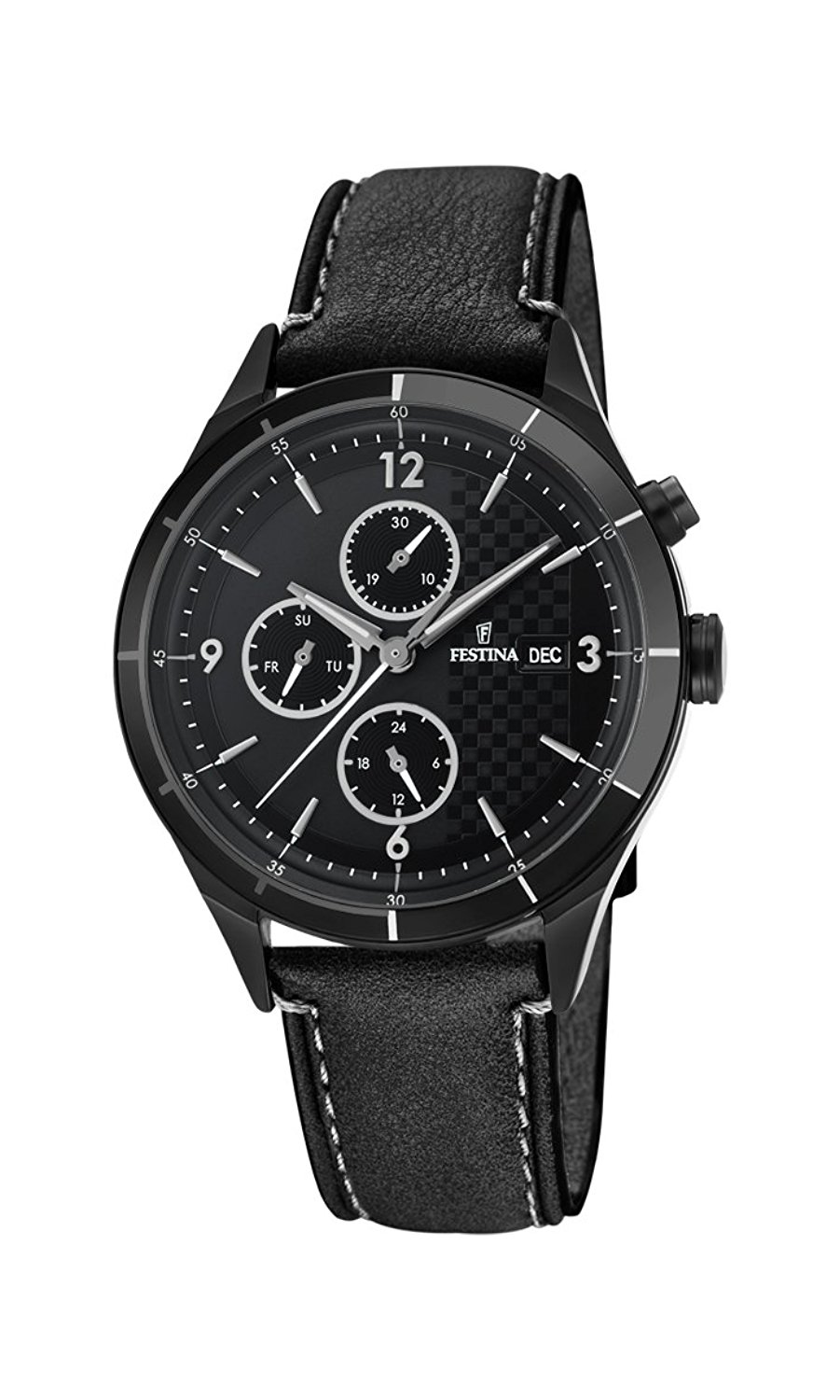 Festina Watches : F16994/4 Black Dial Stainless Steel Plated Men Watch