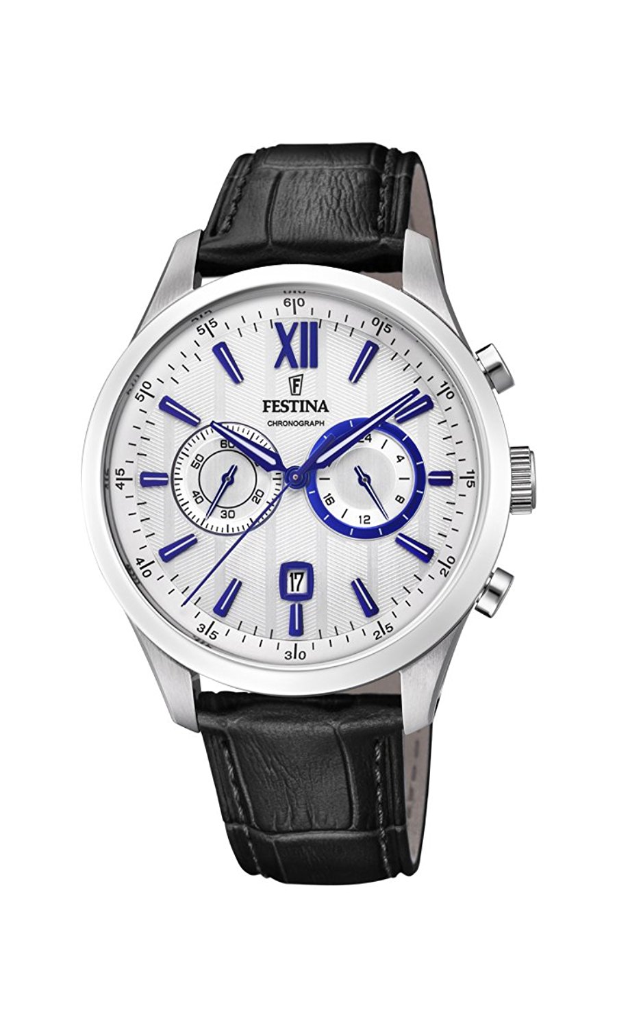 Festina Watches : F16996/2 Silver Dial Stop Watch Men Watch