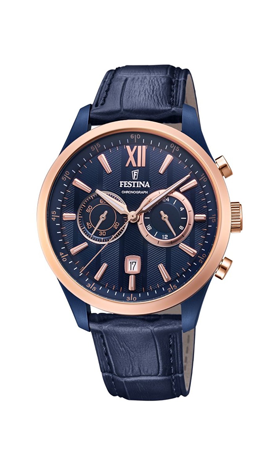 Festina Watches : F16998/1 Blue Dial Stop Watch Men Watch