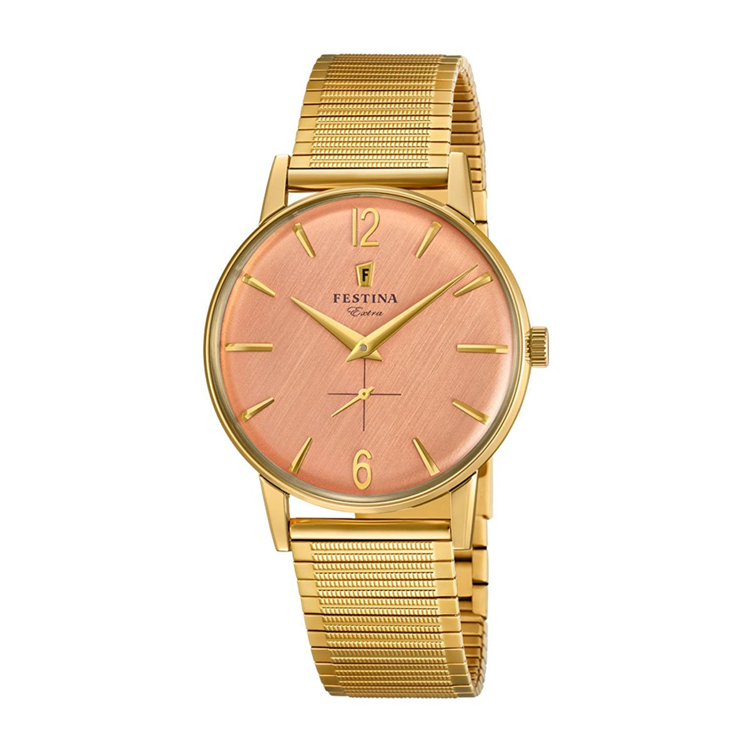 Festina Watches : F20251/3 Mother Of Pearl Dial Stainless Steel Plated Men Watch