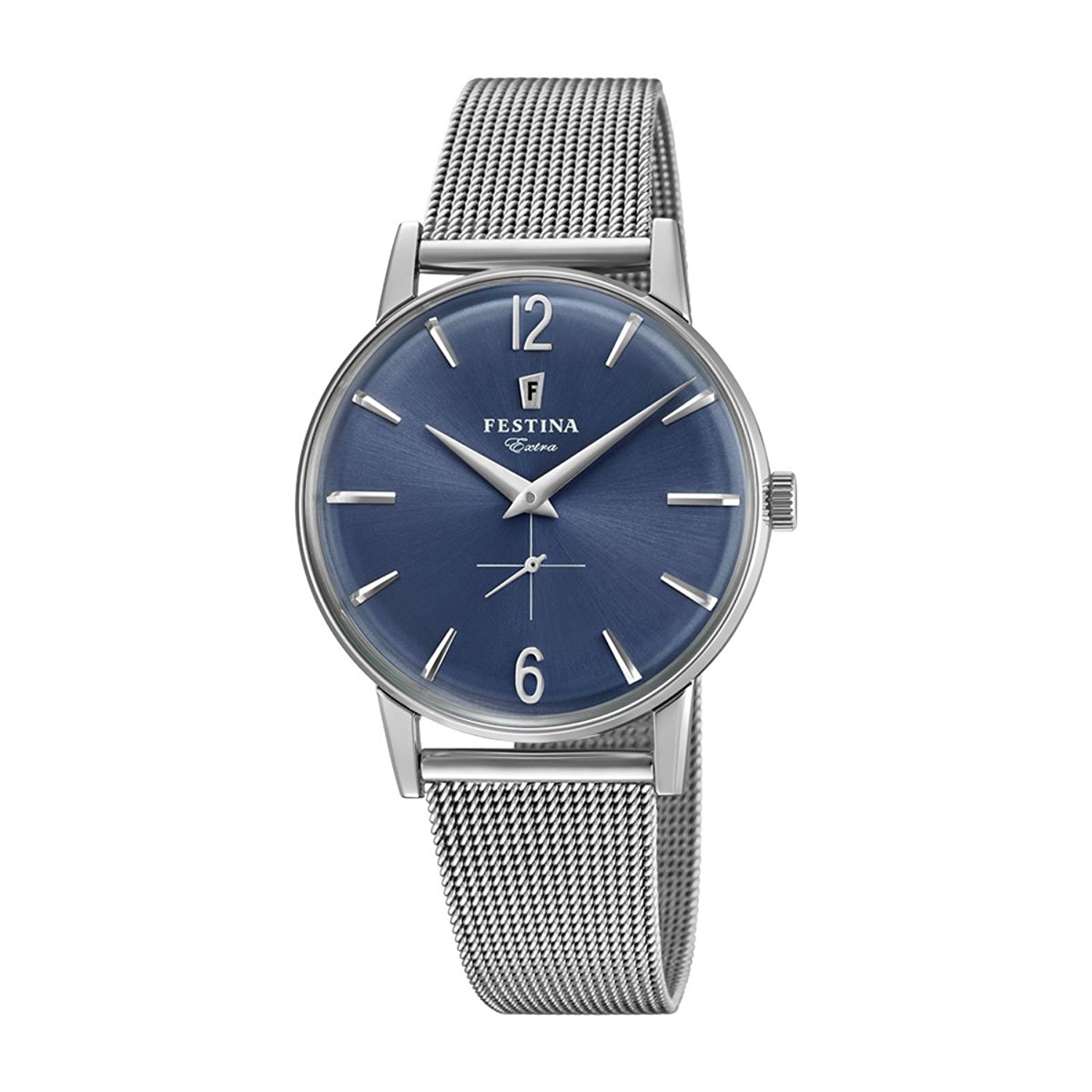 Festina Watches : F20252/3 Blue Dial Stainless Steel Plated Men Watch