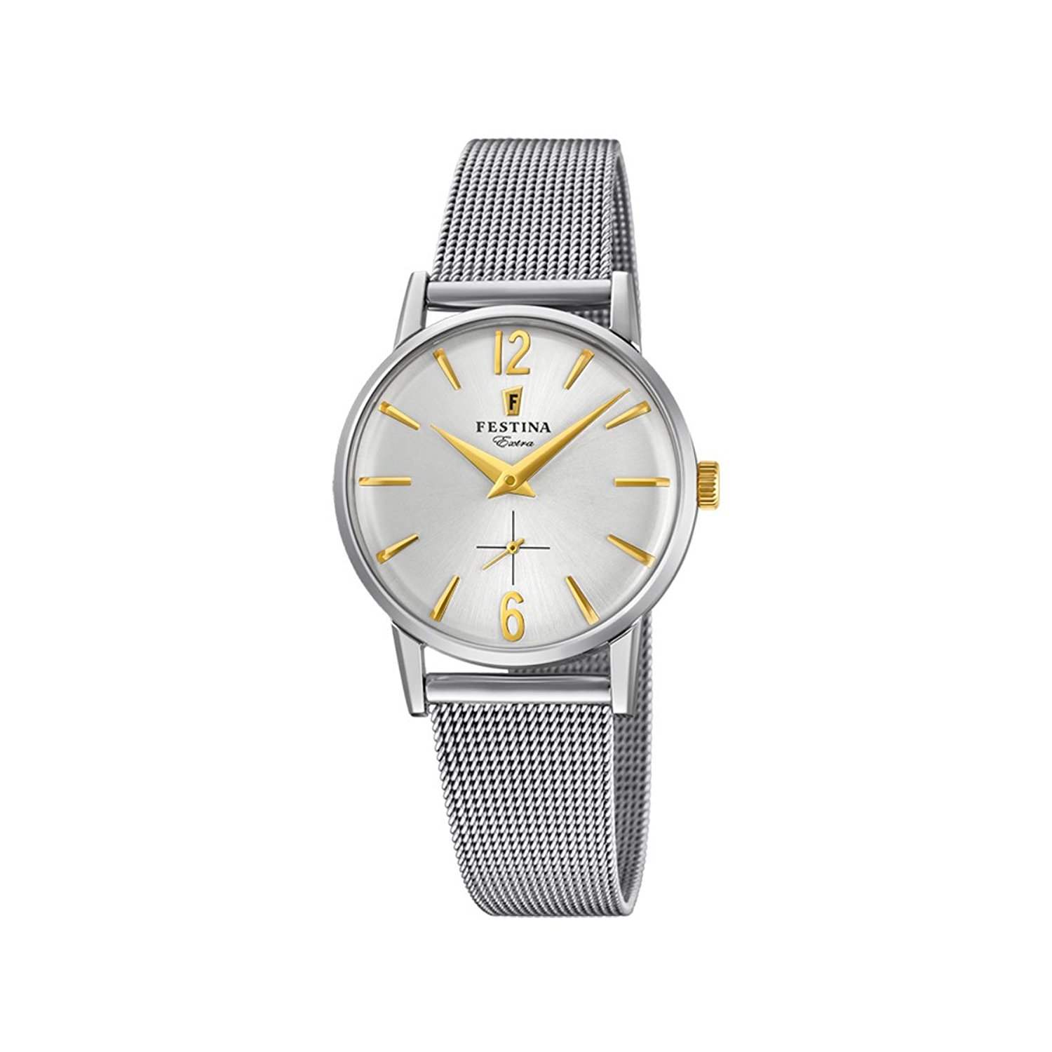 Festina Watches : F20258/2 Silver Dial Stainless Steel Women Watch