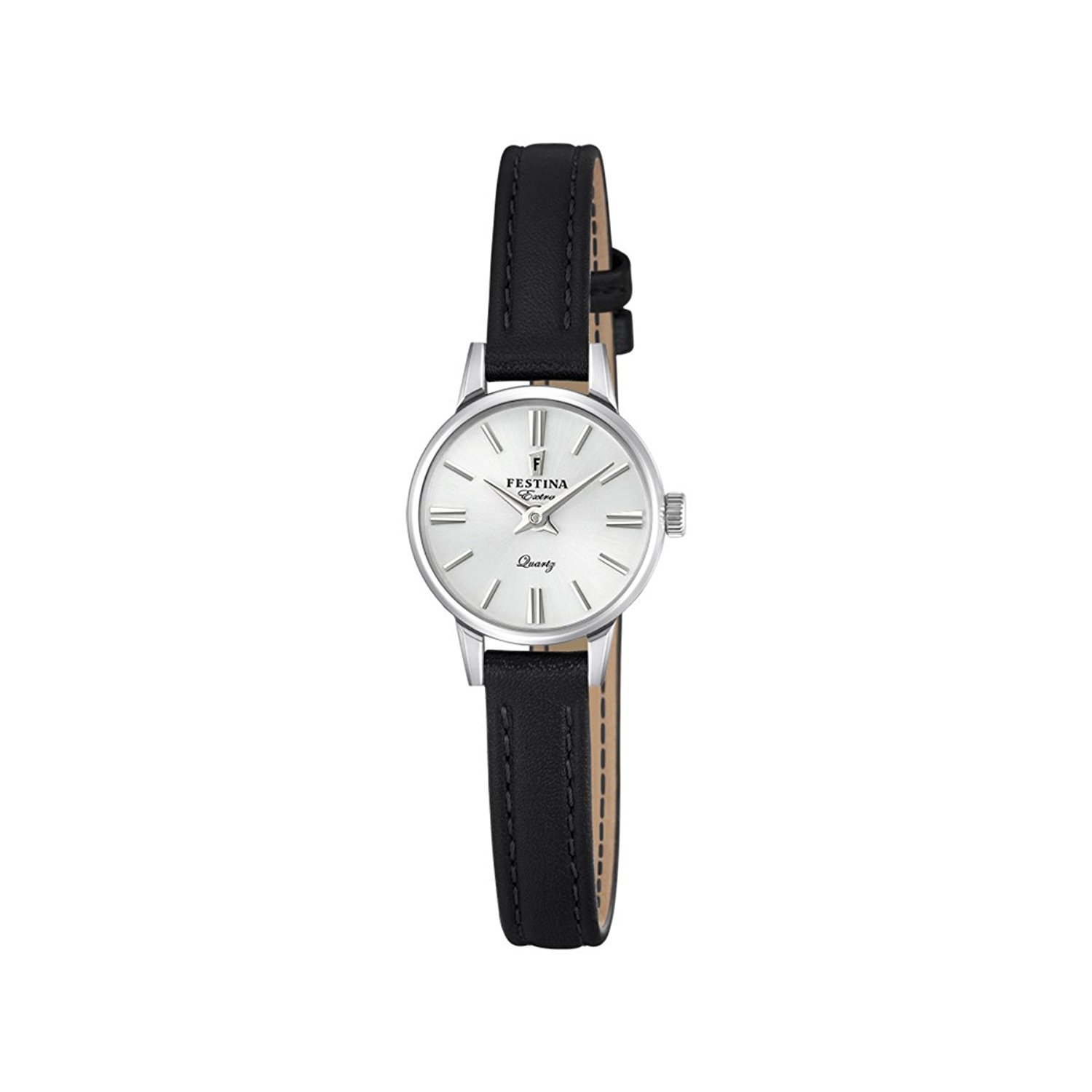 Festina Watches : F20260/1 Silver Dial Leather Women Watch