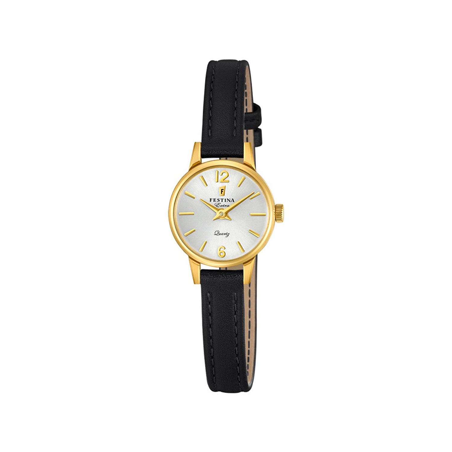Festina Watches : F20261/1 Quartz Analog Black Leather Women Watch