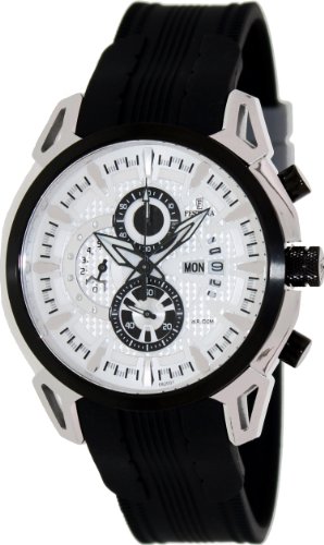 Festina Watches : F6820/1 Quartz Chronograph White Dial Day Date Silicone Men Watch