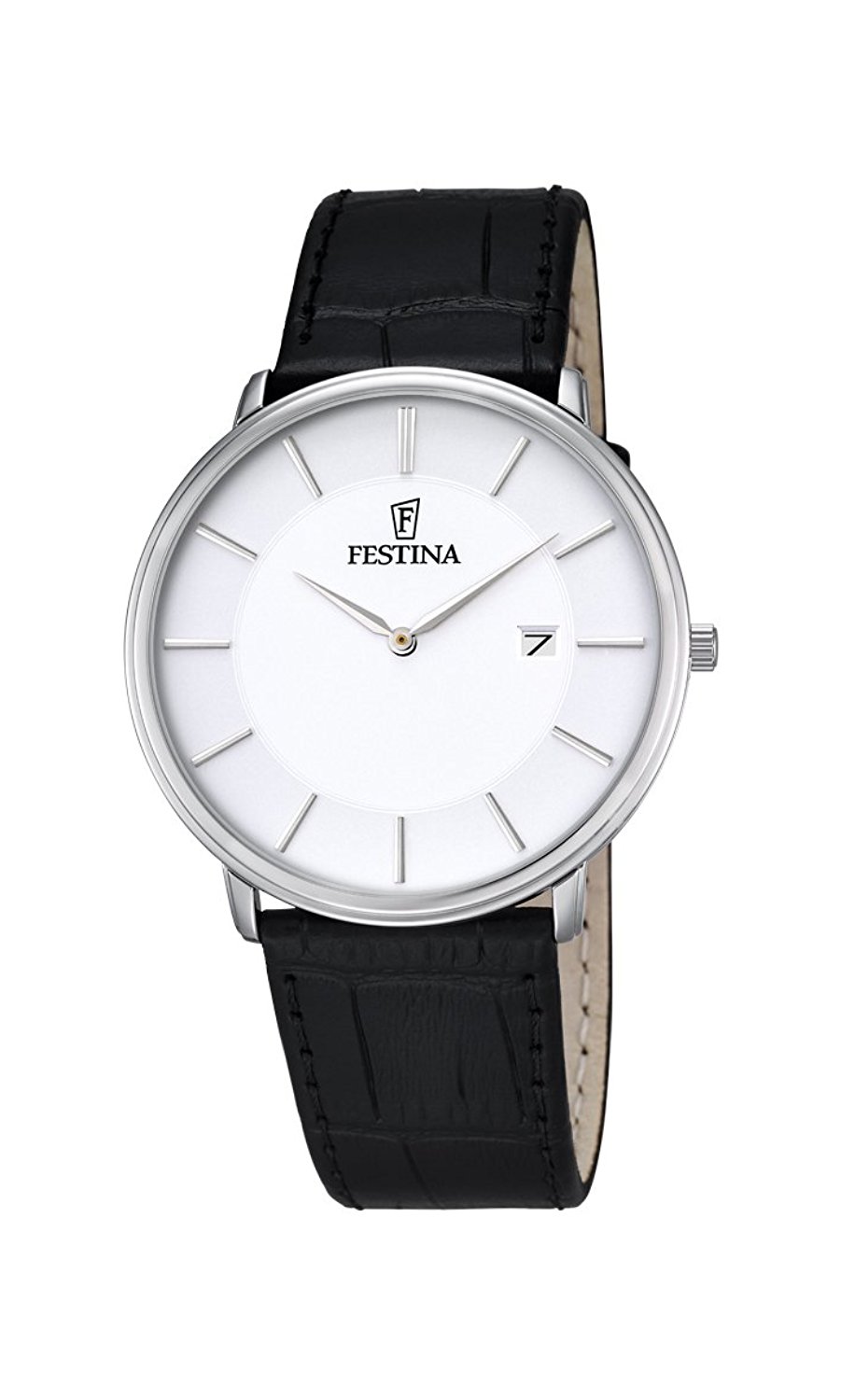 Festina Watches : F6839/2 White Dial Stainless Steel Men Watch
