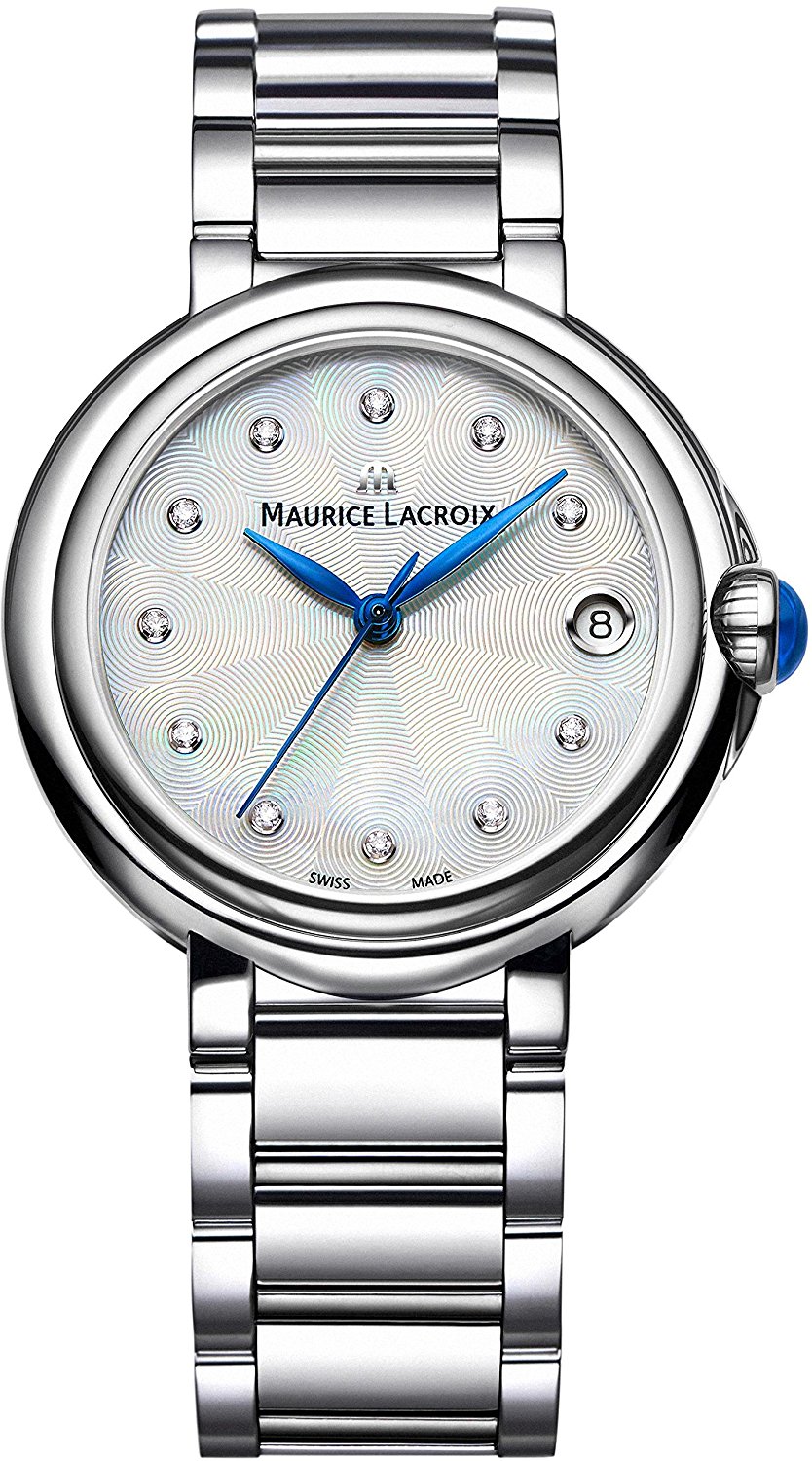 Maurice Lacroix Watches : FA1004-SS002-170 Mother Of Pearl Guilloche?�� Pattern Quartz Women Watch