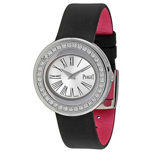 Piaget Watches : G0A36187 Silver Dial 18kt White Gold Set With 37 Diamonds Band Men Watch