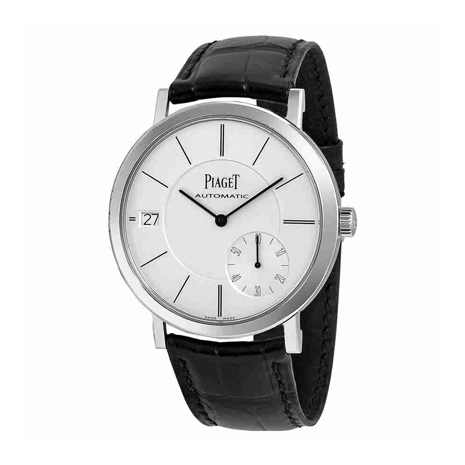 Piaget Watches : G0A38130 Silver Dial Fixed18kt White Gold Band Men Watch