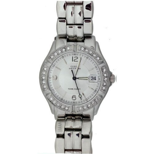 Guess Watches : G75511M Japanese Quartz Silver Dial Stainless Steel Women Watch