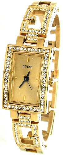Guess Watches : G85457L Stainless Steel Case And Band With Easy Link Removal System Gold Tone Women Watch