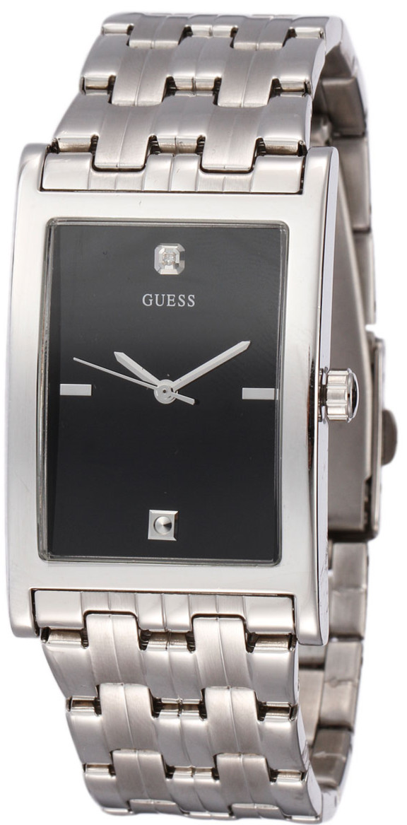 Guess Watches : G96060G Quartz Analog Silver Stainless Steel Men Watch