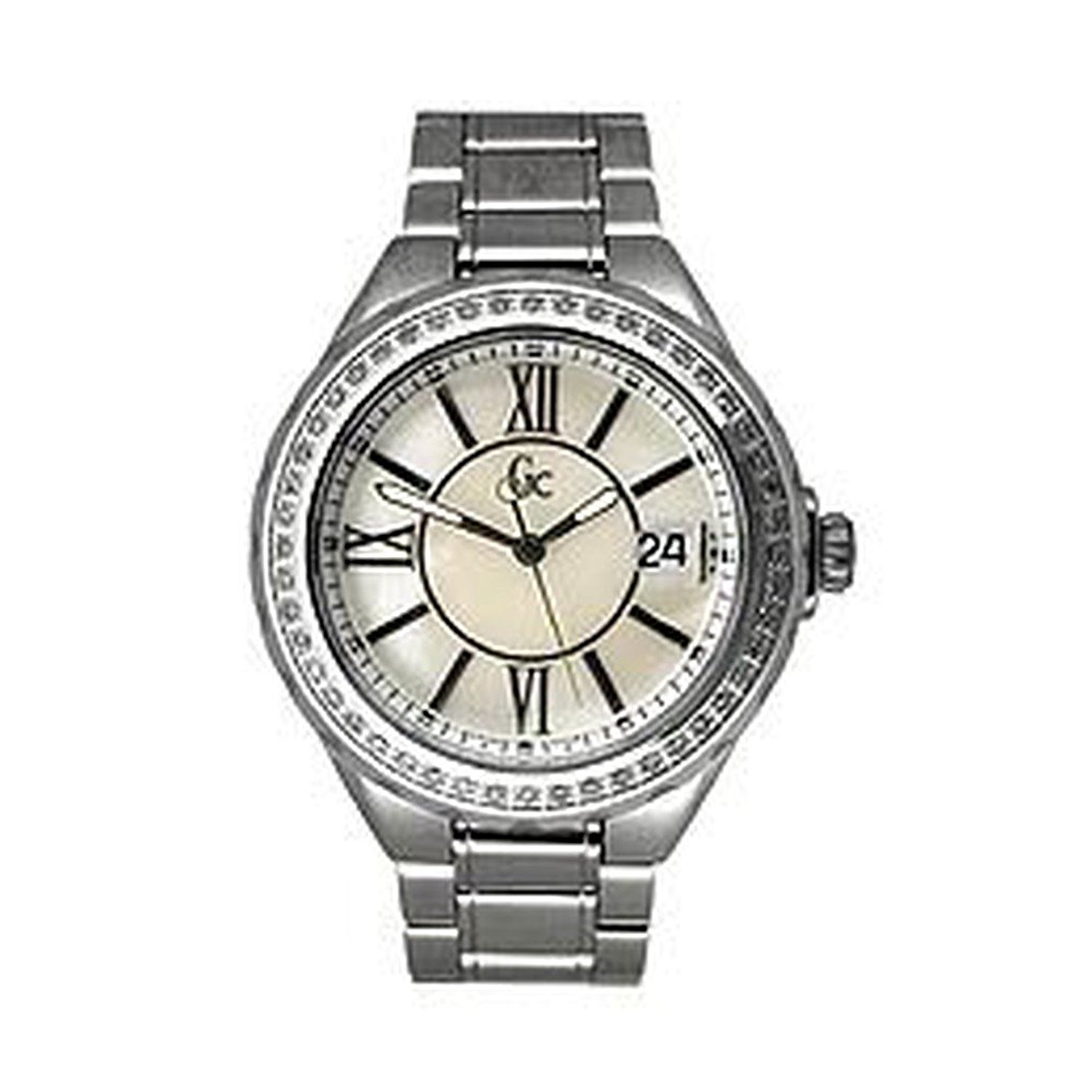Guess Watches : G99500M1 Mother-of-pearl dial Dial Stainless Steel Band Women Watch