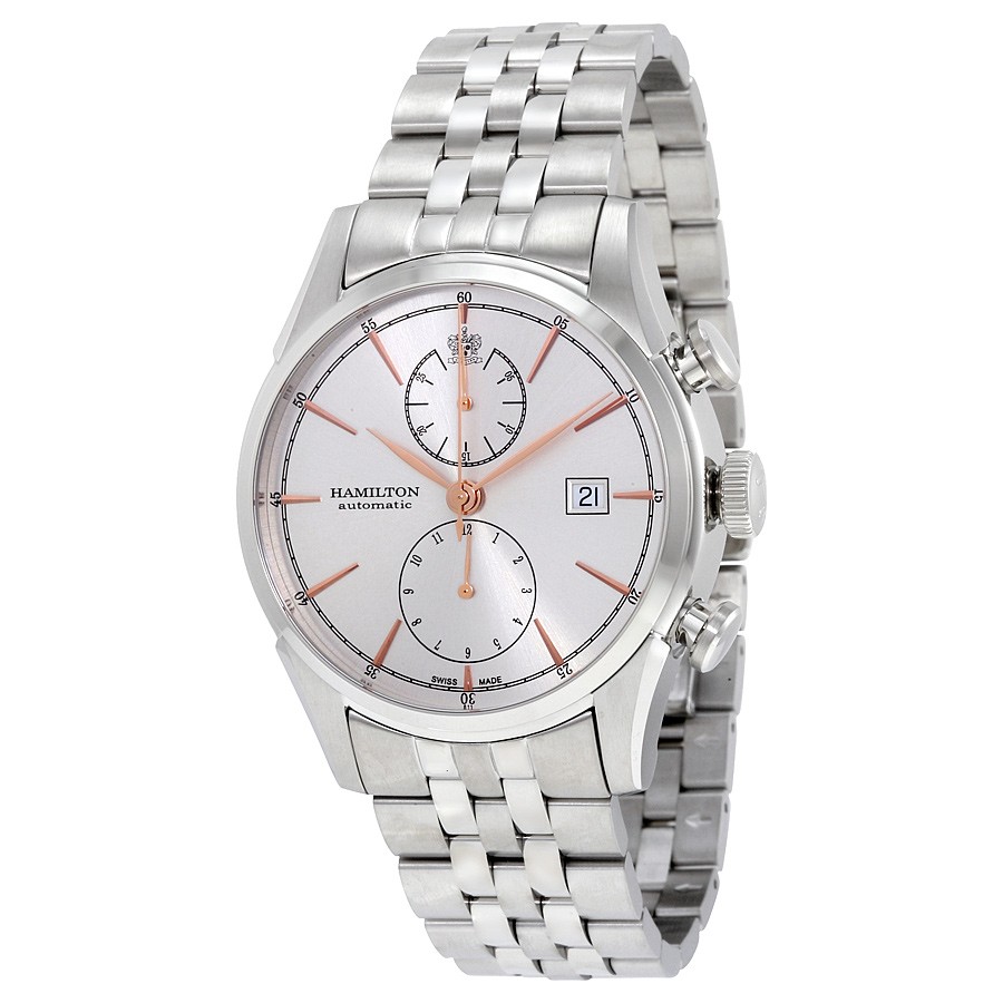 Hamilton Watches : H32416181 Silver Automatic Men Watch