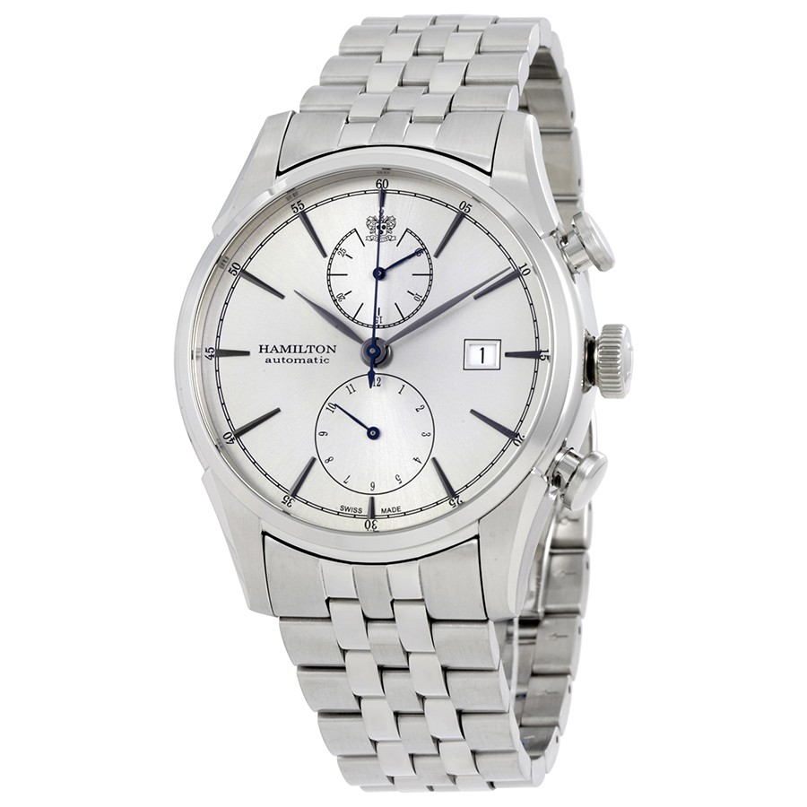 Hamilton Watches : H32416981 Silver Automatic Men Watch
