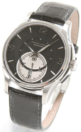 Hamilton Watches : H32555735 Automatic Black Small Second Subdial Black Leather Men Watch