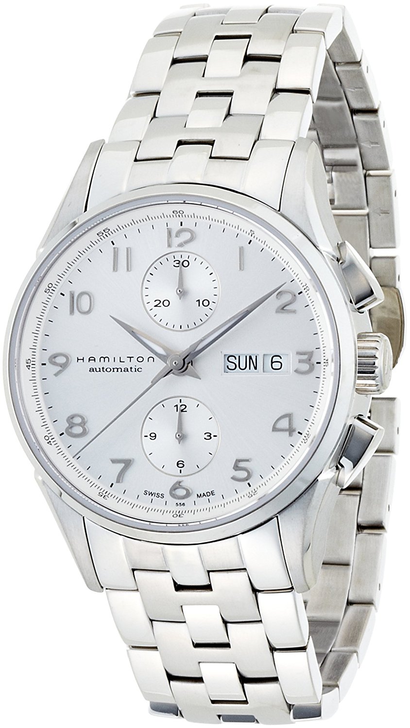 Hamilton Watches : H32576155 Silver Dial Stainless Steel Men Watch