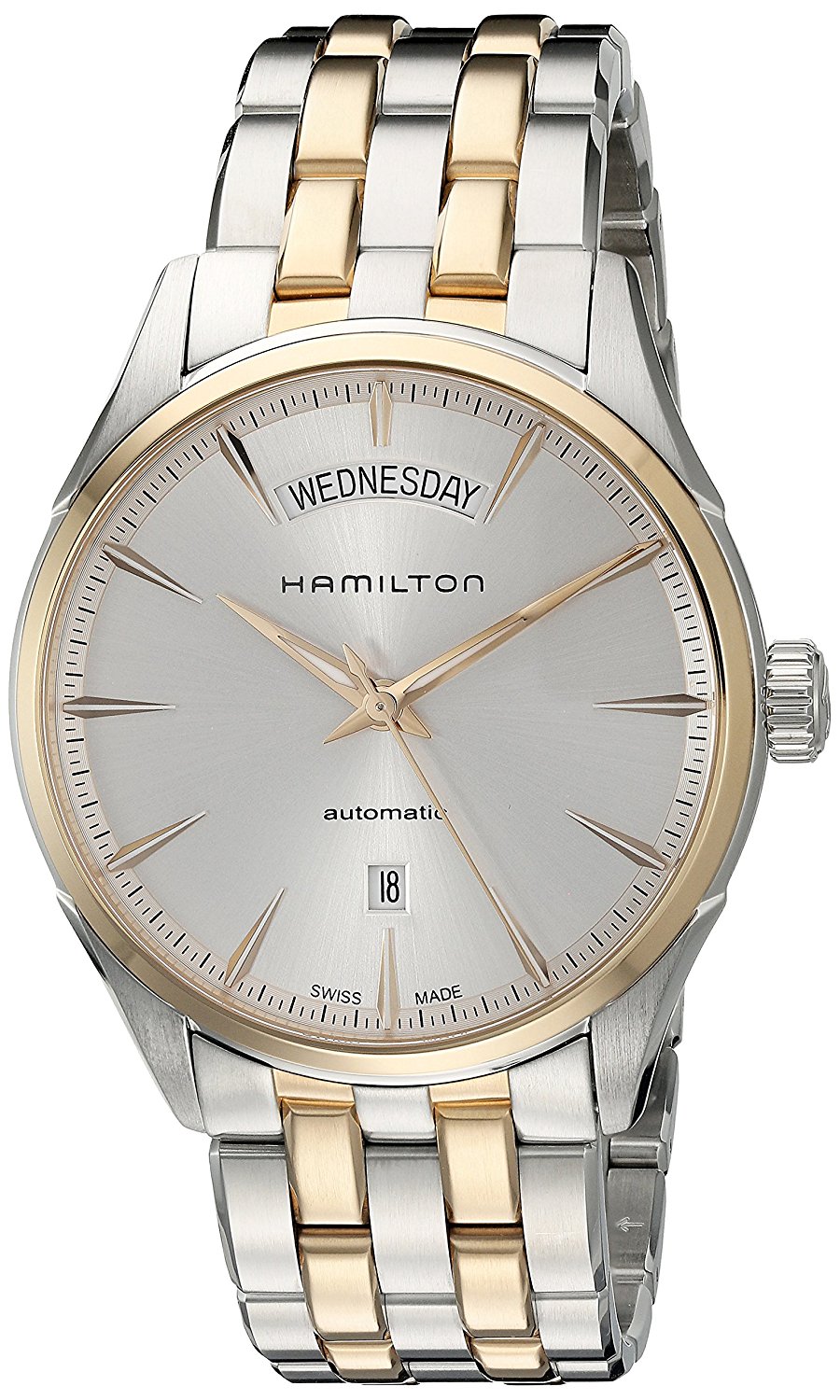 Hamilton Watches : H42525251 Silver Dial Stainless Steel Band Men Watch