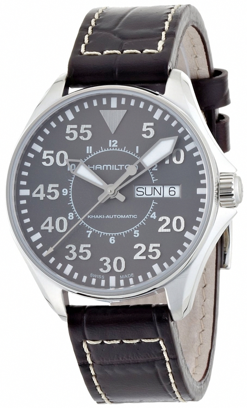 Hamilton Watches : H64425585 Automatic Self-wind Stainless Steel Men Watch