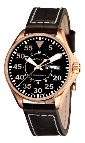 Hamilton Watches : H64445595 Automatic Gold Tone Men Watch