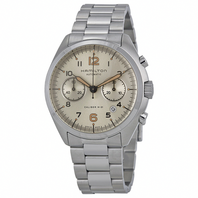 Hamilton Watches : H76416155 Automatic Chronograph Date Stainless Steel Men Watch