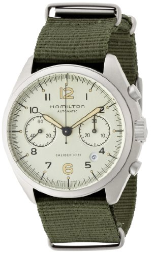 Hamilton Watches : H76456955 Automatic Chronograph Date Canvas Men Watch