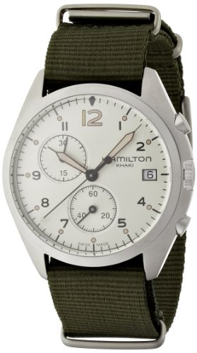 Hamilton Watches : H76552955 Swiss Quartz Matte Silver-tone Stainless Steel Round Case Men Watch