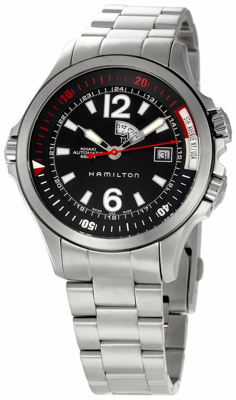 Hamilton Watches : H77555135 Automatic Self-wind Stainless Steel Men Watch