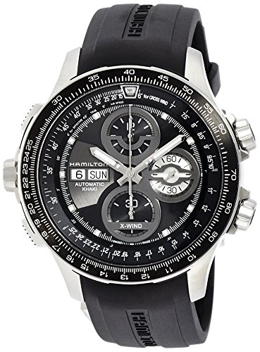 Hamilton Watches : H77766331 Automatic Chronograph Date Black Rubber Limited Edition Men Watch