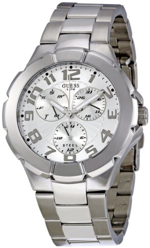 Guess Watches : I90199G1 Quartz Silver-Tone Stainless Steel Men Watch