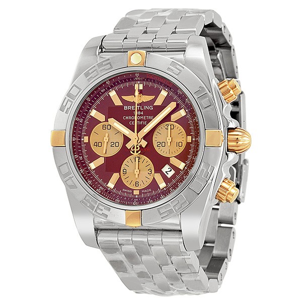 Breitling Watches : IB011012-K524 Burgundy Automatic Men Watch