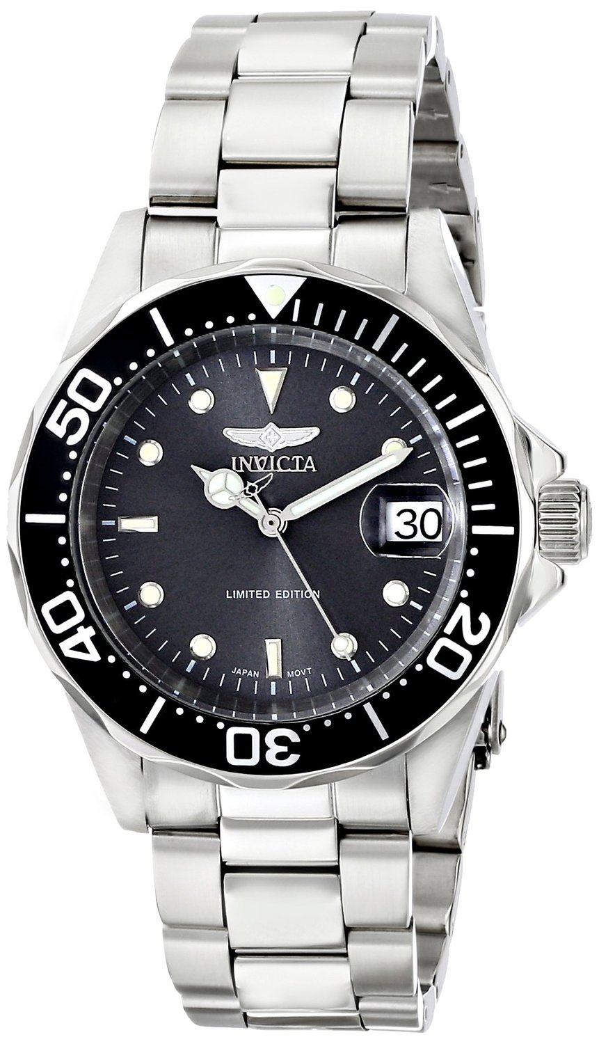 Invicta Watches : ILE8926ASYB Grey Dial Pro Diver Men Watch